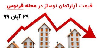 قیمت آپارتمان نوساز در محله فردوس در آبان 995 (3) قیمت آپارتمان در محله فردوس