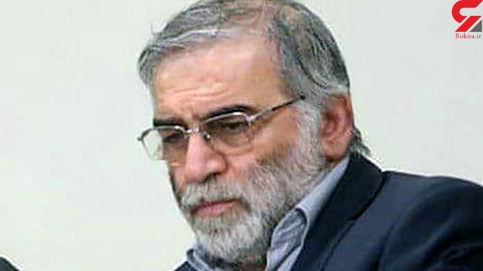 فیلم اقامه نماز رهبر انقلاب بر پیکر شهید محسن فخری زاده دانشمند هسته ای و موشکی