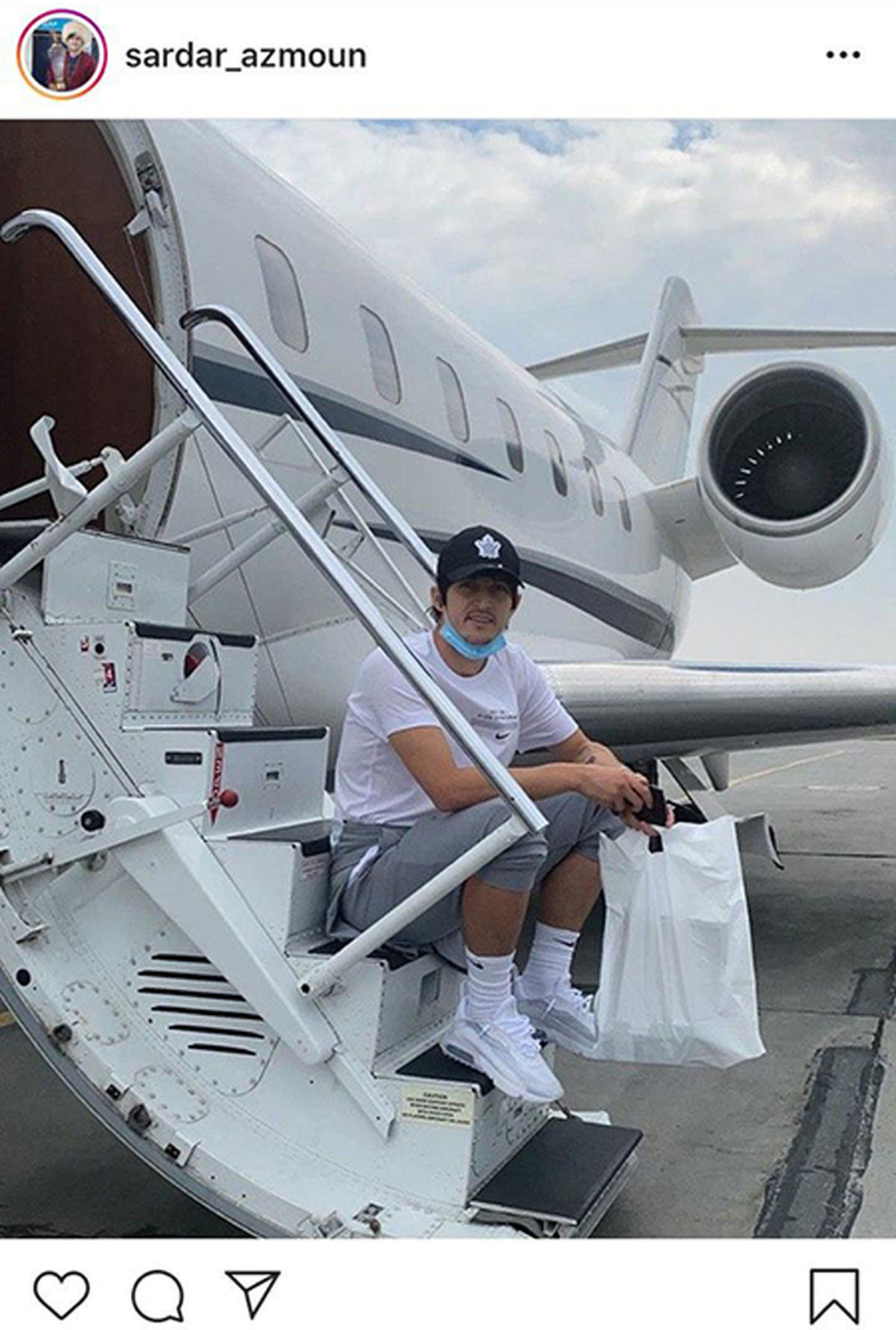 عکس جنجالی جت شخصی و گرانقیمت " سردار آزمون "
