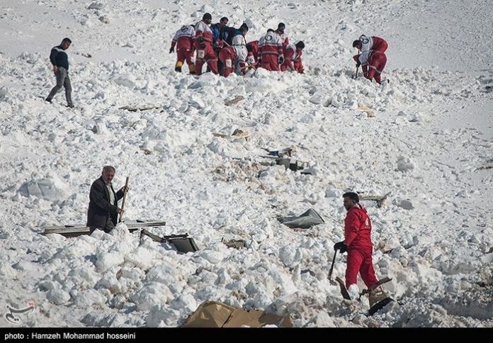 آمار نهایی جانباختگان حادثه سقوط بهمن در ارتفاعات شمال تهران