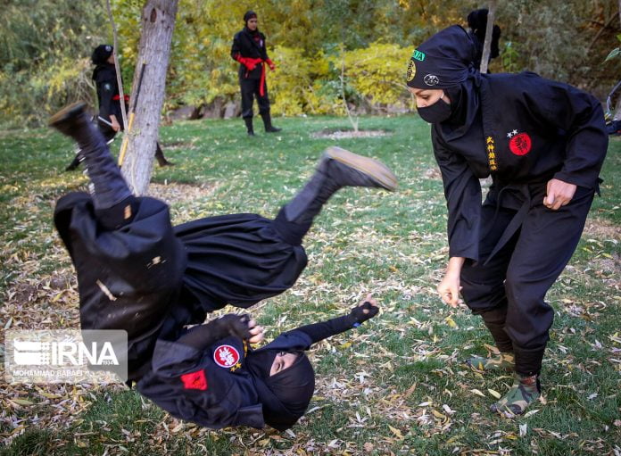 عکس های خیرکننده و بدون سانسور از تمرینات دختران نینجا تهران
